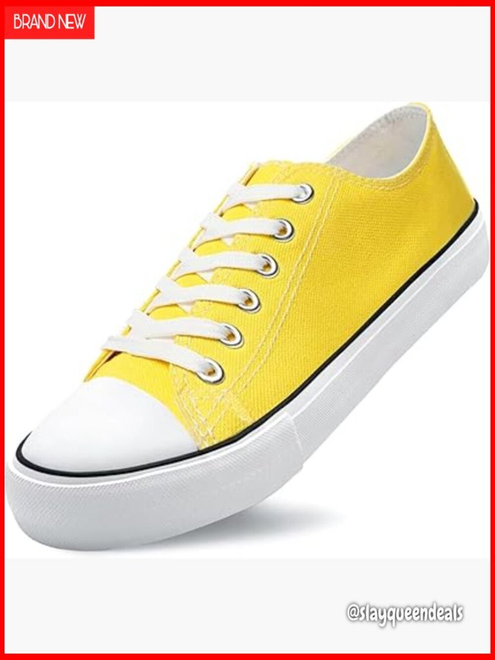 Unisex Low Top Canvas Sneakers, Lightweight Lace-Up Casual Shoes